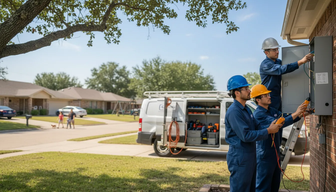Certified electrician providing emergency electrical services in Casey, IA